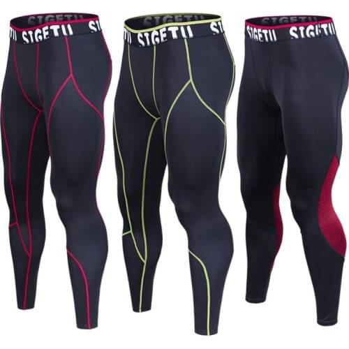 Tights Men Compression Pants Men Leggings Fitness Running Sports Tights Man Leggings Quick Dry Trousers Workout Basketbol Tayt