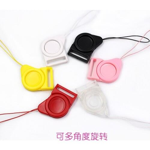Mobile Phone Lanyard Buckle Ring Buckle Keychain 1"(25MM),5pcs/Lot,Color Rotatable Detachable Mobile Phone Accessories 21204-2