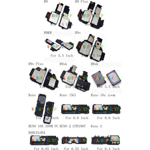 Down Loudspeaker Horn For OPPO R9 Plus R9KM R9s R9sk Reno 4G 5G 10x zoom FC BARCELONA 2 CPH1907 R9tm Plustm R9st CPH1921
