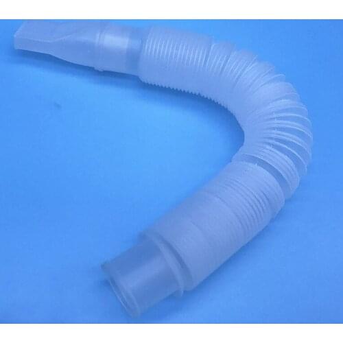 50pcs Disposable atomizing tube sterile corrugated pipe threaded pipe connecting pipe throat pipe mouthpiece