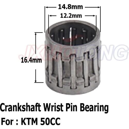 Piston Needle Crankshaft Wrist Pin Bearing for KTM50 KTM 50 SX LC Motorcycle Dirt Pit Bike ATV Go Kart Motocross Scooter engine