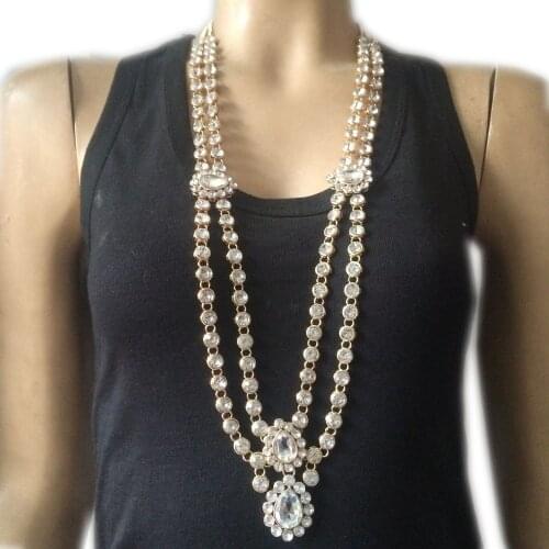 Simple Lightweight Bollywood Kundan Necklace Tikka Jhumar Bridal Wedding Party NK-199