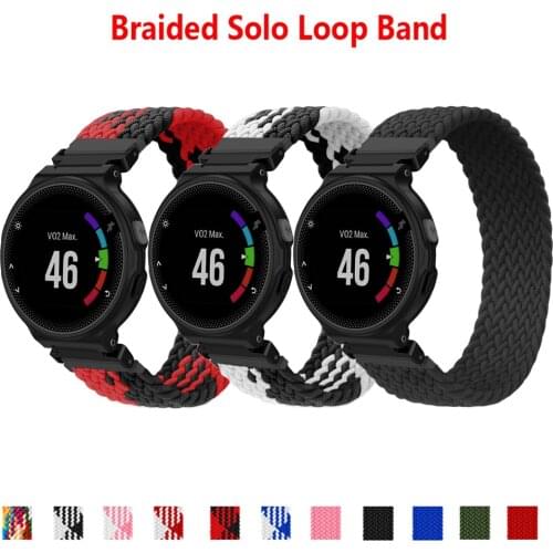 Smartwatch band for Garmin Forerunner 235 735xt 220 230 630 620 Approach S20 S5 S6 strap Replacement nylon Braided bracelet