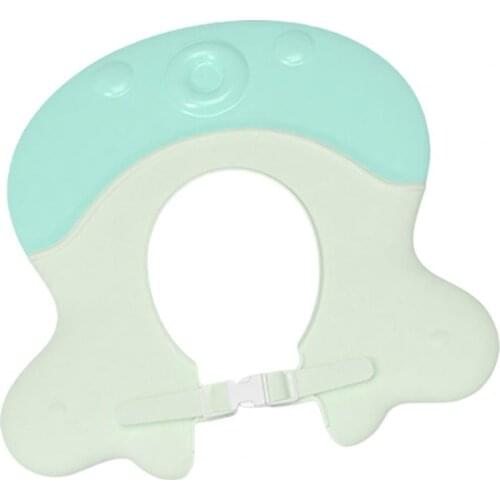 Baby Shampoo Caps Adjustable Buckle Ear Protection Plastic Baby Bath Visor Shower Hat