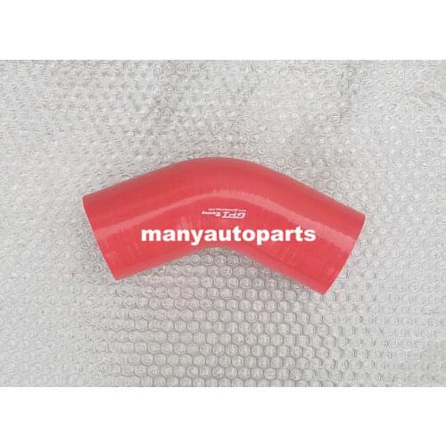 RED Silicone Joiner Elbow Radiator Hose 45 Degree Bend 64mm 2.5" inch Silicon Pipe