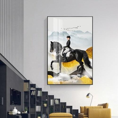 Modern HD Horse Posters And Prints Canvas Painting Wall Art Pictures For Living Room Animal Fashion Nordic Style Home Decor