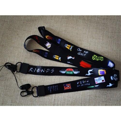 TV Show Friends Multi-function Mobile Phone Keys ID Card Strap DIY Hang a Neck Rope Lanyards Mobile Phone Decoration Gifts