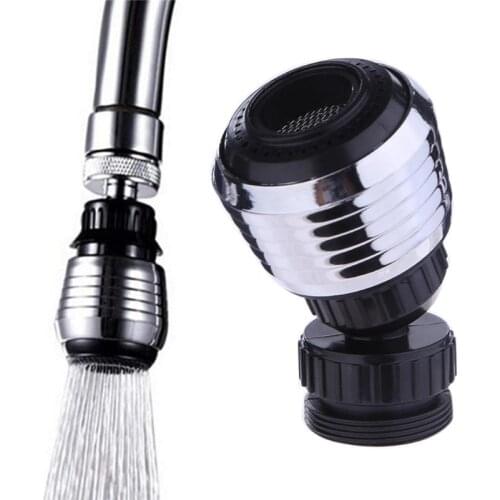 Universal Faucet Nozzle Aerators 360 Rotary Kitchen Faucet Shower Head Economizer Filter Water Stream Faucet Pull Out Bathroom