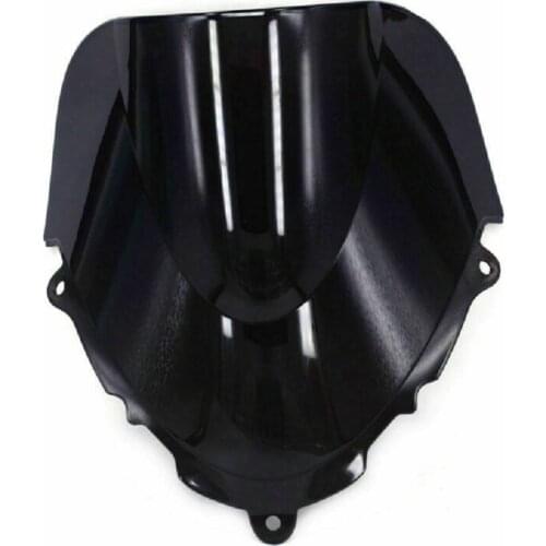 Motorcycle Front Windshield Windscreen Windproof Double Bubble ABS for Suzuki Models Deflector Black