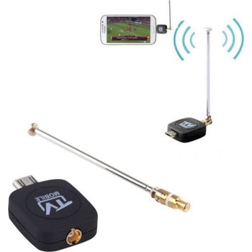 High Quality DVB-T Micro USB Tuner Mobile TV Receiver Stick For Android Tablet Pad Phone Digital Satellite Dongle Black