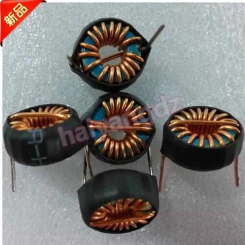 10pcs/13mm 10UH 8A 0.9 Line Blue green ring Annular inductance Magnetic ring inductors