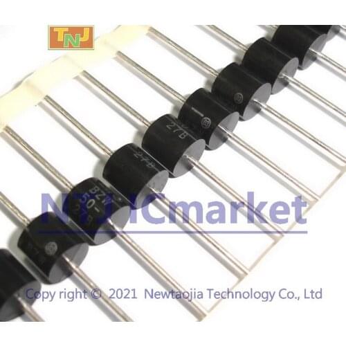 10 PCS BZW50-27B R-6 BZW 50 -27B TRANSIENT VOLTAGE SUPPRESSOR DIODES