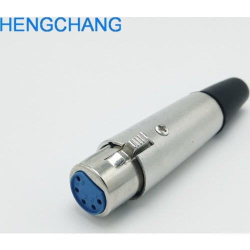 5pin XLR Connector Female plug for Audio Loudspeaker Amplifier connector 10pcs