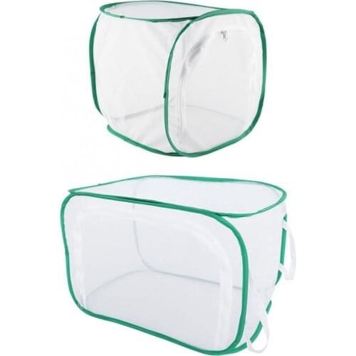 Large Foldable Ventilated Butterfly Habitat Cage Portable Durable Breeding Cages Hatching Case Plastic Breeding Box