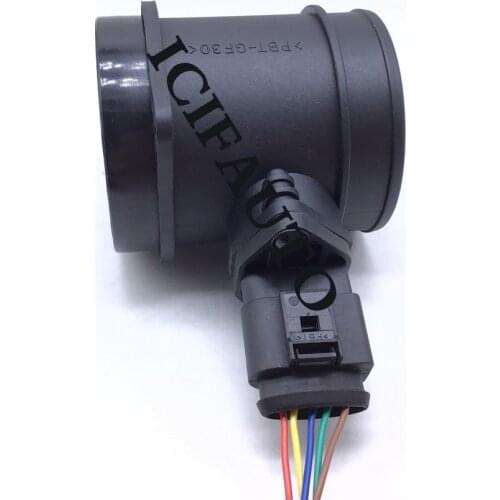 Mass Air Flow Meter Sensor + Connector For Audi A3 TT 3.2 V6 VR6 quattro VW Golf MK 0280218073 0986280222 0280218074 07D906461X