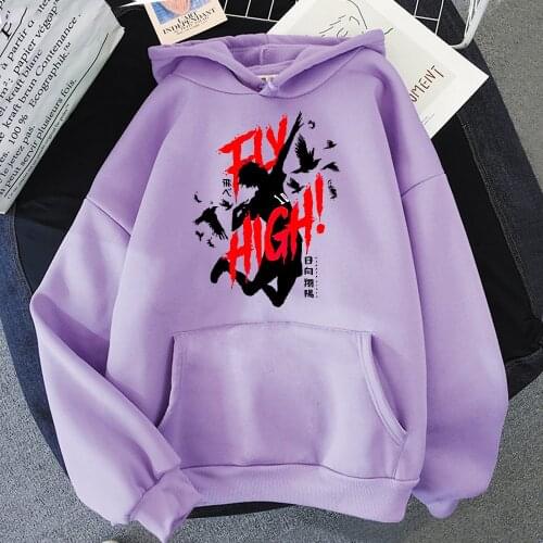 Haikyuu Japan Anime Kageyama Hoodie Male Hip Hop Karasuno High School Sweatshirt Womens Men Funny Streetwear Fleece Hoodies