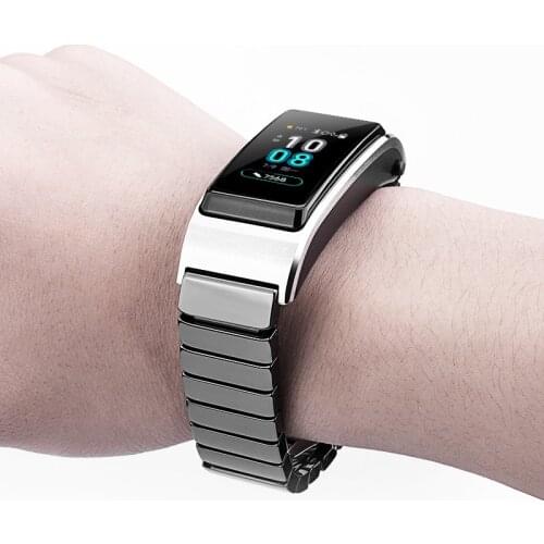 Ceramic bracelet for huawei talkband b5 18mm replacement Wristband for huawei talkband b6 b3 16mm High-quality ceramic watch ban