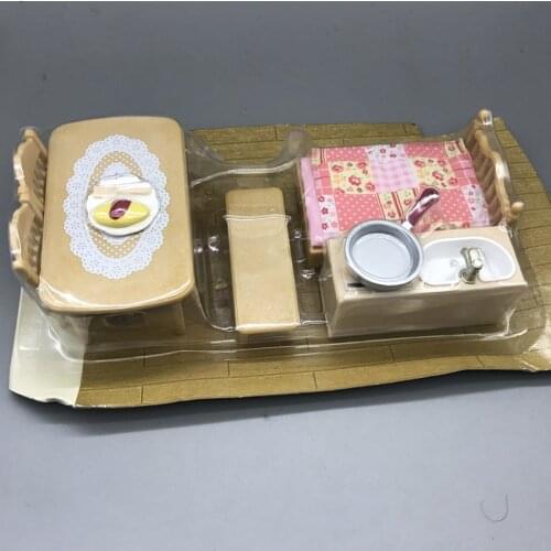 Geniune Sylvanian Doll Families Dollhouse Animal Figures furniture set clothes house food without package