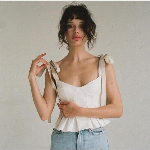 Spaghetti Strap Camis Women V Neck Summer Ruched Solid Sexy Elegant Casual Female Camisole Stretchy Back Solid White Top Camis