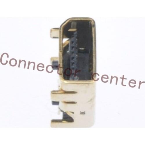 Mini 8Pin USB female connector 90 degree four feet dip for repairing mobile, camera, tablet ,car DVR