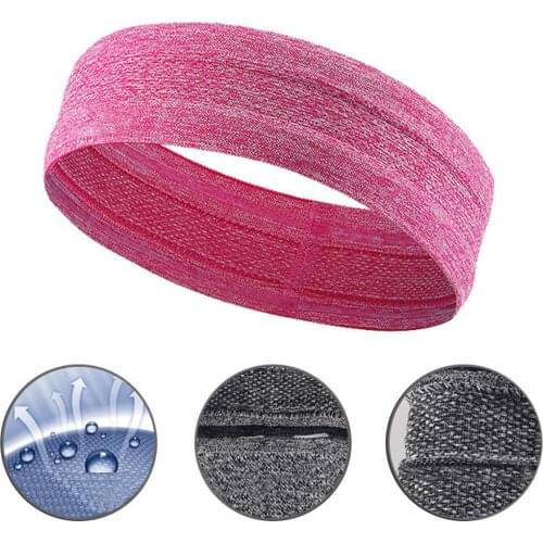 Mounchain Yoga Hair Bands Elastic Cotton Sweat Sport Yoga Gym Sweatband Stretch Headband
