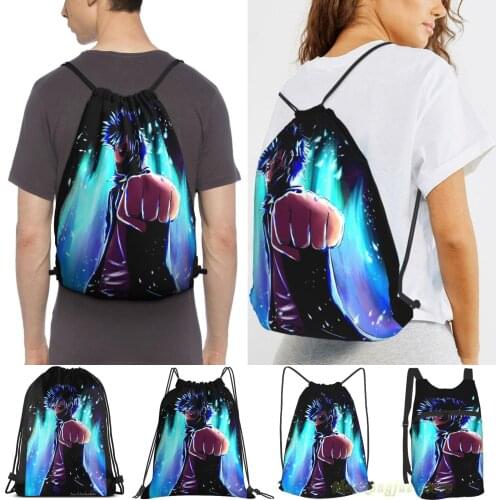 Men Outdoor Travel Drawstring Backpack Bags Dabis Ambition (Bnha Dabi) [Shade 2] Women Sports Travel Bag Fitness Swimming Bag