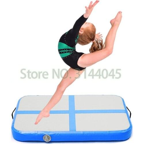 Inflatable Gymnastic Airtrack Tumbling Yoga Air Trampoline Track For Home use Gymnastics Training Taekwondo Cheerleading 1M*0.6M