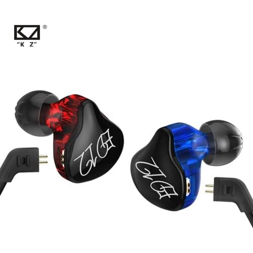 KZ ED12 Headphones Detachable Cable Custom Style Earphone In Ear Audio Monitors Noise Isolating HiFi Music Sports Stereo Earbuds