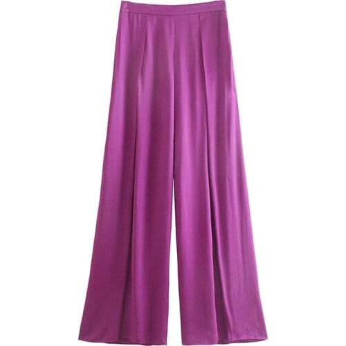 Nlzgmsj Women's Wide Trousers