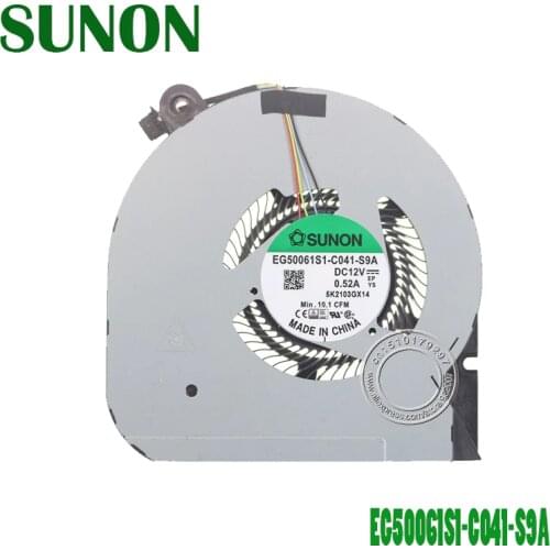 Laptop CPU Cooling Fan EG50061S1-C041-S9A DC12V 0.52A 4Pin DP/N 0WMJ4N CN-0WMJ4N