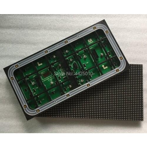 P5 outdoor waterproof full color led display 64x32 pixel 320x160mm panel 1/8 scan smd 2727 rgb p5 led module video wall HD panel