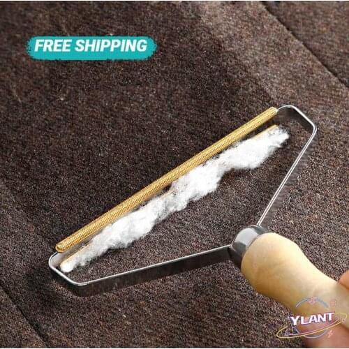 Portable Lint Remover Pet Hair Remover Brush Manual Lint Roller Sofa Clothes Cleaning Lint Brush Fuzz Fabric Shaver Brush Tool