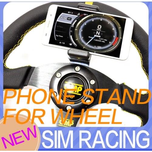 Steering wheel mobile phone stand dashboard simracing sim racing G29 FANATEC G27 T300 TH8A Thrustmaster