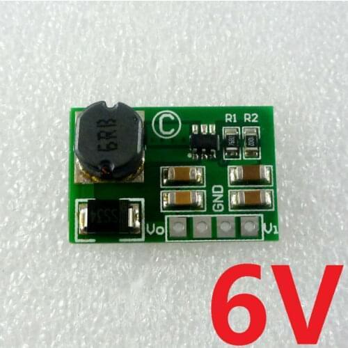 Dd2424sa_6v 8w Dc Dc 3v~5v To 6vBoost Converter Regulated Power Supply Module Led Motor 18650 Electric Toy Solar Battery Charger
