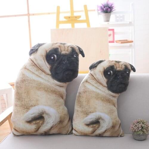 Lovely Home textil Washable Cute Dog Pillow Soft Puppy Sofa Bed Cushion Animals Short Plush Doll Decoration 55cm / 70cm