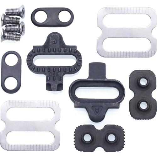 SR-SPATS Mtb Pedals Cleat Set Bike Pedals Cleat Nut Plates Float For SHIMANO SPD Pedals Bike Accessory