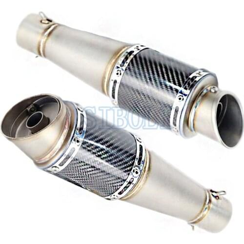 51mm Universal Motorcycle Exhaust Pipe Muffler Silencer Escape Moto Muffler Pipe With Removable DB Killer CRF 230 ER6N FZ6 AK138