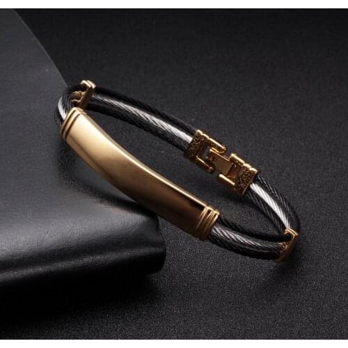 Vintage Sequin Snake Chain Link Charm Bracelets Men Women Jewelry Soft Health Stainless Steel Cuff Sporty Bracelets