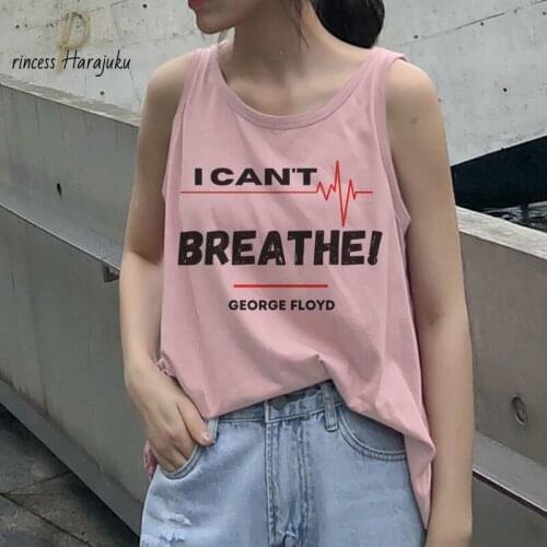 Black Lives Matter New Camisole Tank Tops Women Print Tops Tee Shirt Female Casual Loose O-neck Sexy Pink Plus Size Sleeveless