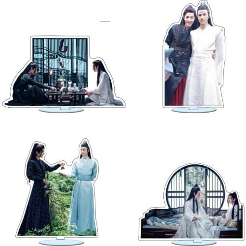 1pcs Grandmaster of Demonic Cultivation Lan Wangji Wei Wuxian Acrylic Stand Figure Cosplay Prop Decor Collectible Boy Girl Gift