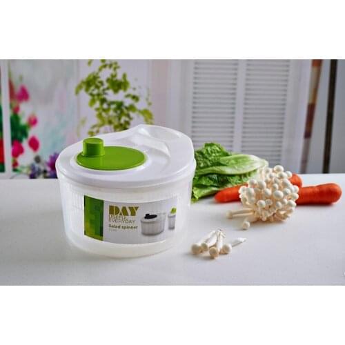 1PC Salad Spinner Lettuce Green Washer Fruit Vegetables Dryer Drain Crisper Strainer for Washing Drying Leafy Kitchen XB 106