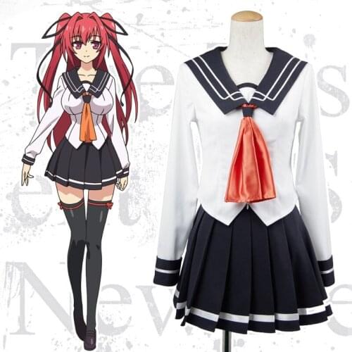 Anime Cos The Testament of Sister New Devil Naruse Mio Uniform Daily Cosplay Costumes Suit Sets
