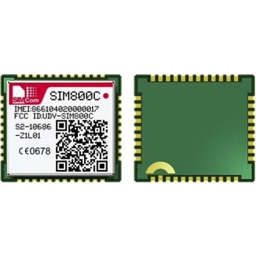 Free Shipping 5PCS 100% NEW Original SIM800C Quad-band GSM/GPRS Low Power Bluetooth Module