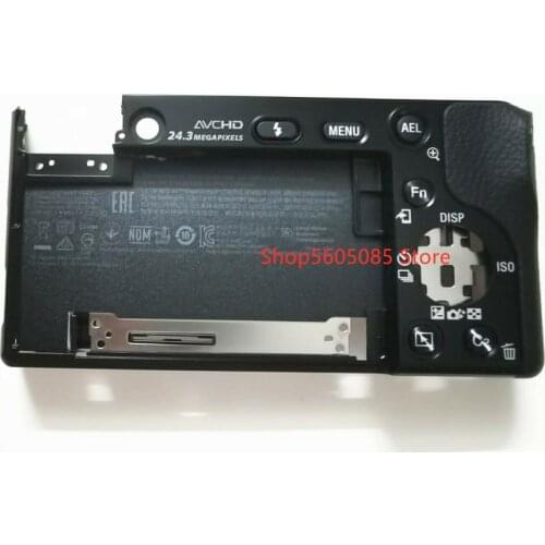 For Sony ILCE-6000 A6000 Back Case Rear Cover Shell With Metal Frame Black NEW Original