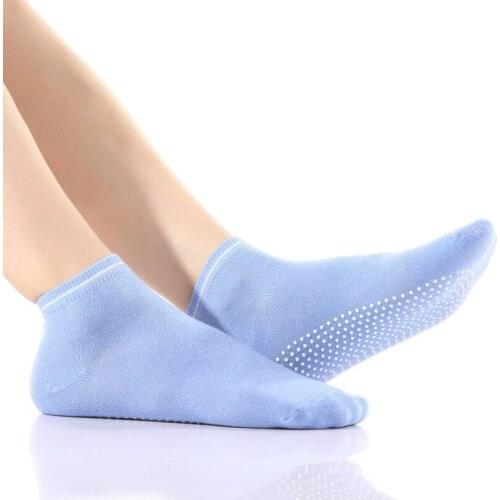 Breathable Unisex Non Slip Ankle Socks High Quality Barre Yoga Pilates Hospital Socks with Grips Suitable for Women Men