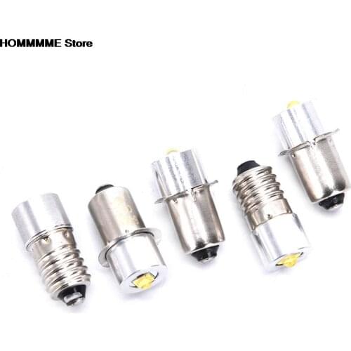 E10,P13.5S 3W 3V 4-12V 6-24V Flashlight Light Bulb High Bright LED Emergency Work Light Lamp Flashlight Replacement Bulb Torches