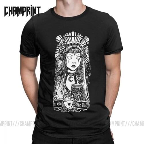 Men T-Shirt Grunge Gothic Punk Harajuku Streetwear Amazing Cotton Tee Shirt Short Sleeve Harajuku Aesthetic T Shirts Printed