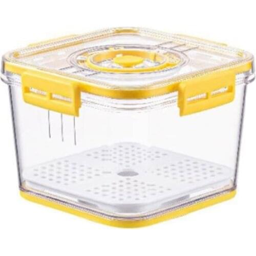 M17D Refrigerator Airtight Food Storage Box Clear Sealed Container Timekeeping Bin