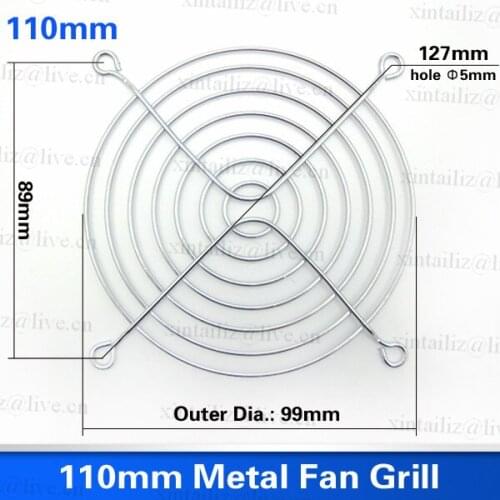 [Grill-110mm]Free shipping 10pcs factory directly sale metal fan grill protecting net 110mm*110mm fan net