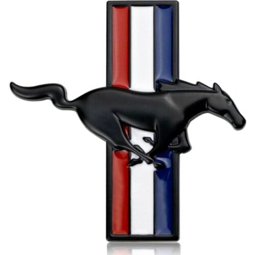 Creative 3d Car Stickers Emblem Animal Horse Logo Styling Badge Exterior Decoration The Whole Body Auto Motorcycle Accessories